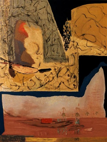 Fotograf: Ralf Mabillon
Værk  titel: Andalusiske fragmenter 
Værk  type: Maleri 
Materiale: Tempera og olie på lærred 
Størrelse: 125x85 cm 
Færdiggjort: 1996 