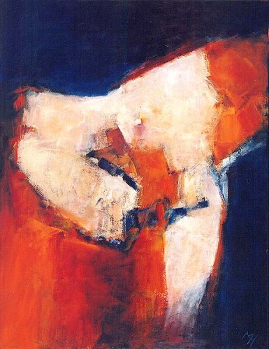 Fotograf: Poul Ib Henriksen
Værk  titel: Uden titel 
Værk  type: Maleri 
Materiale: Acryl på lærred 
Størrelse: 80x60 cm 
Færdiggjort: 1997 