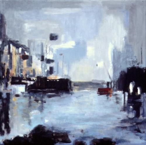 Fotograf: Leif H. Jacobsen
Værk  titel: Fra Havnen 
Værk  type: Maleri 
Materiale: Acryl på lærred 
Størrelse: 50x50 cm. 
Færdiggjort: 1996 
Placering: Privat eje 