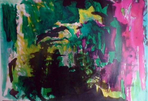 Description of the Image
acrylic  painting  forest