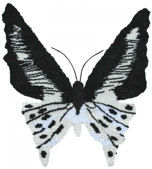 Sort-hvid sommerfugl