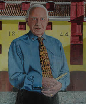 Portræt af  Poul Henning Jensen. Portrait of Poul Henning Jensen